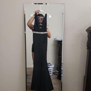 Black prom dress small